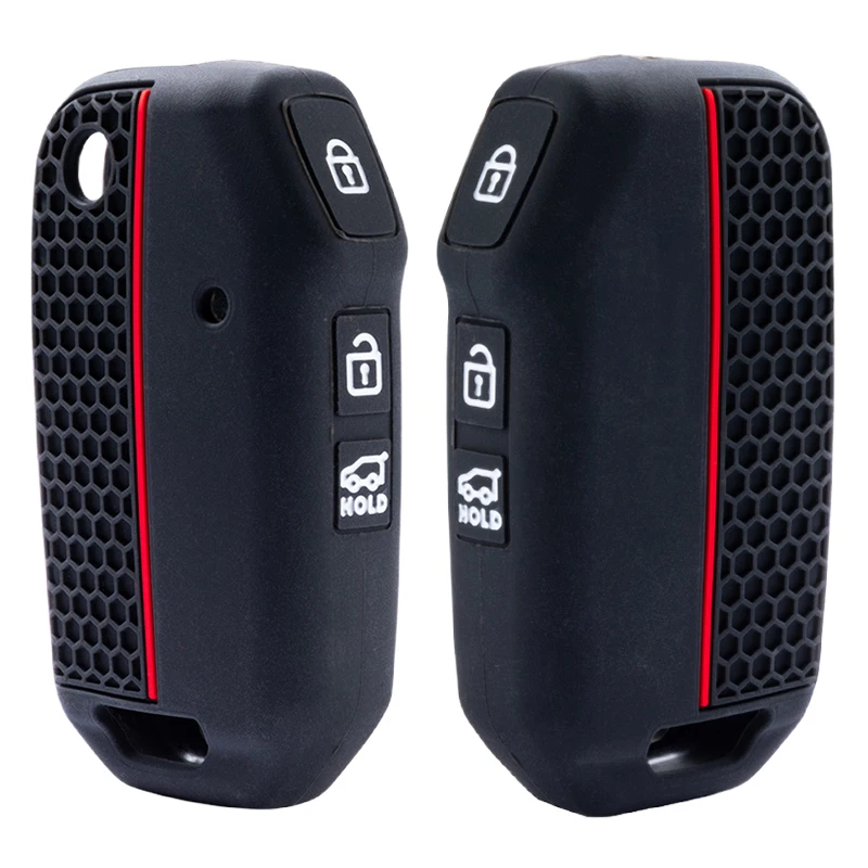 Capa de Silicone para Chave Automotiva Kia Sportage Ceed Xceed Sports K5 Seltos 2019 2020 2022 2023 - Acessório de Moda