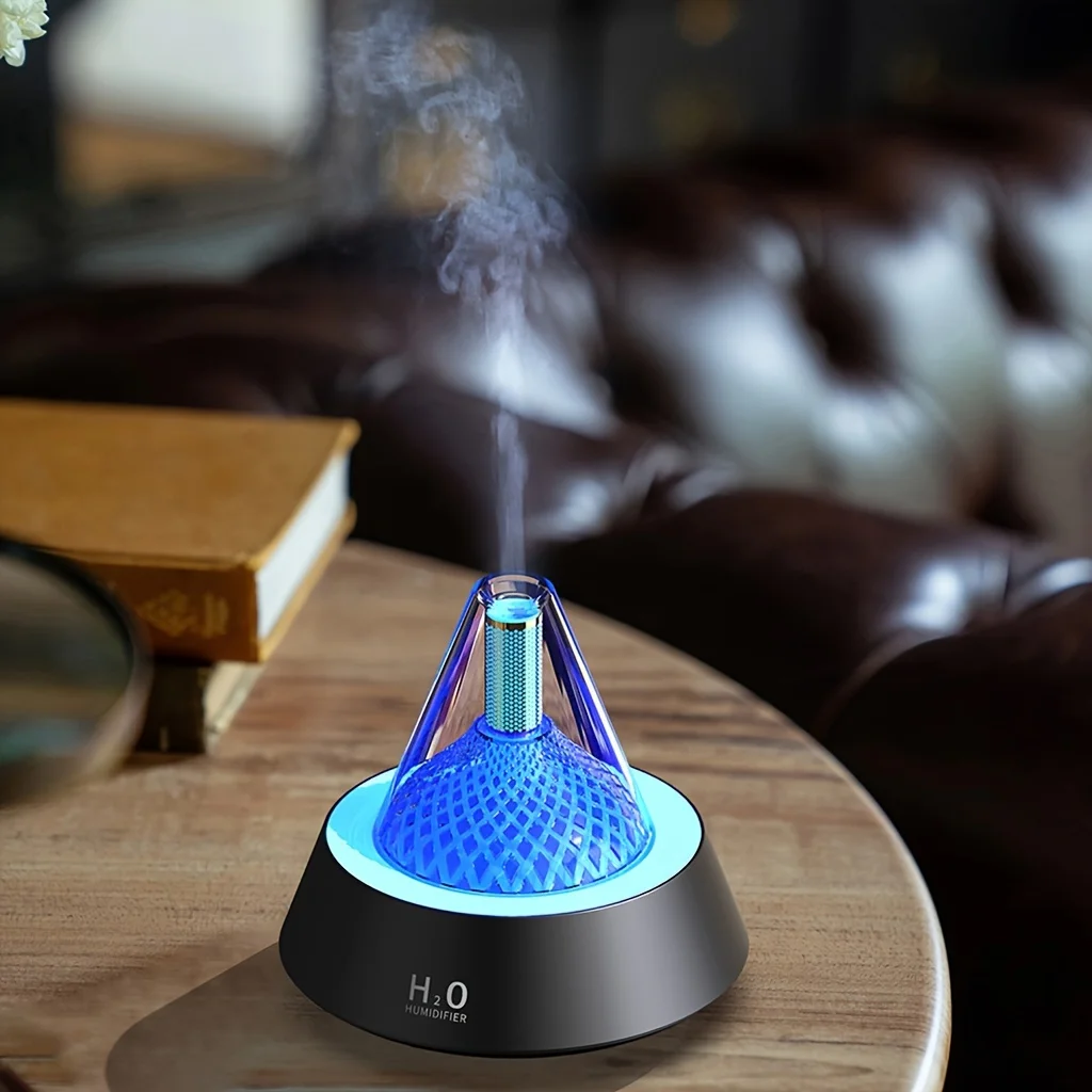 Mini Aromatherapy Humidifier for Home Office Desk 7 Color Night Light Small Essential Oil Diffuser