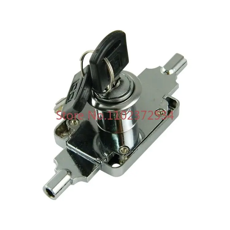 

2PCS connecting rod lock cabinet door lock furniture up and down lock roller lock connecting rod drawer lock