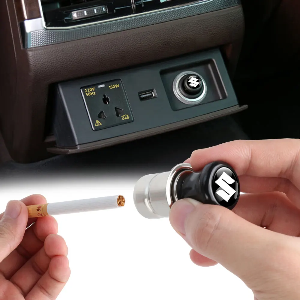 

Portable Car Flameless Cigarette Lighter Ignition Auto Accessories For Suzuki Swift SX4 Ignis Grand Vitara Jimny Samurai Valve