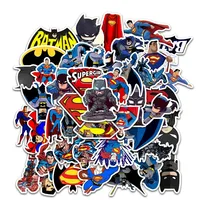 Disney Cartoon Batman Stickers for Kids DIY Marvel Graffiti Skateboard Luggage Decal Cool Waterproof Sticker Fun Classic Toys
