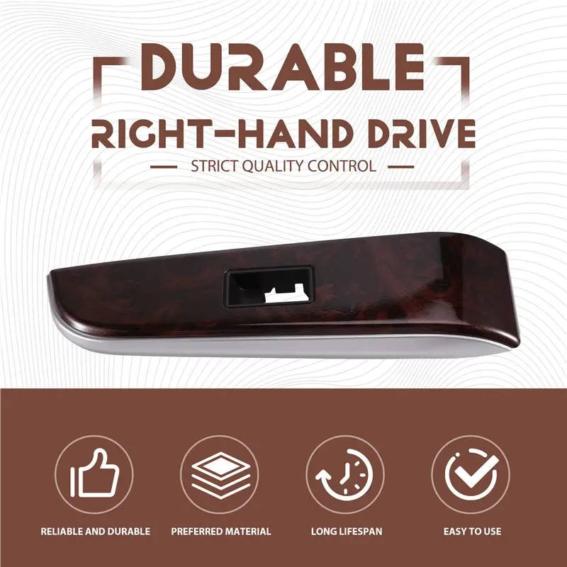 A60E-For Toyota Camry 2012-2017 Car Front Right Window Control Switch Panel Cover 74231-06470-B0 Door Armrest Panel LHD