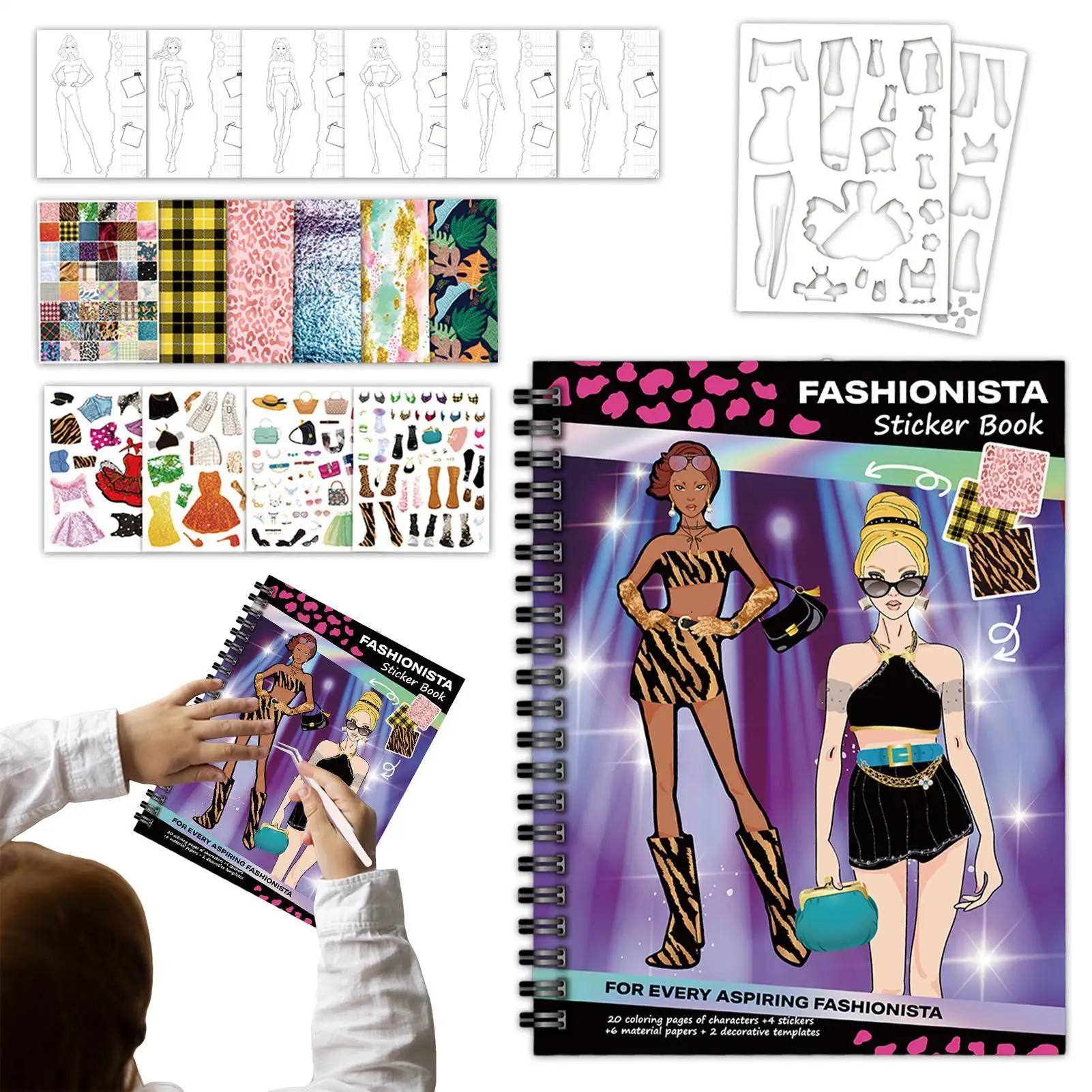 

Книга-наклейка для одевания, многоразовая книга-наклейка для творчества, обучающие игры, интерактивные игры для игр, дошкольников, семейных мальчиков