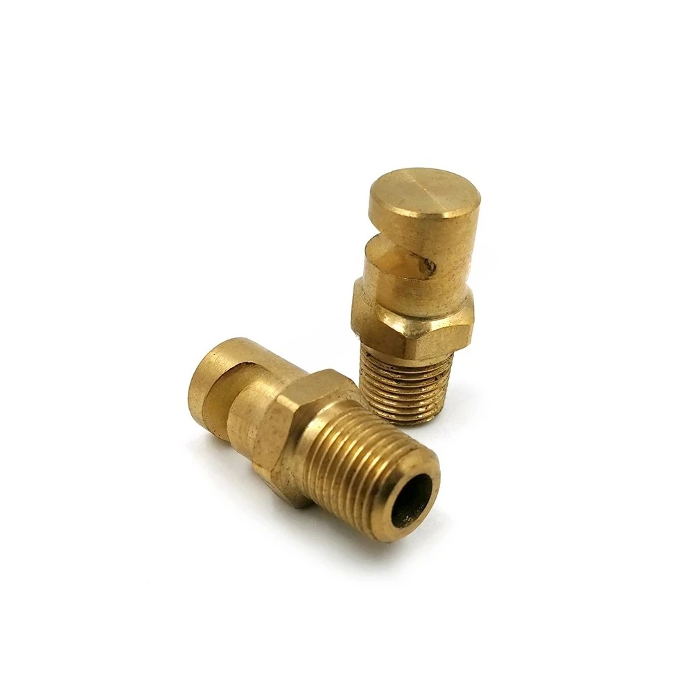 Brass Material Flood Jet Spray Tip K Type Wide Angle Flat Fan Nozzle Industrial Cooling Washing Spraying Accessories