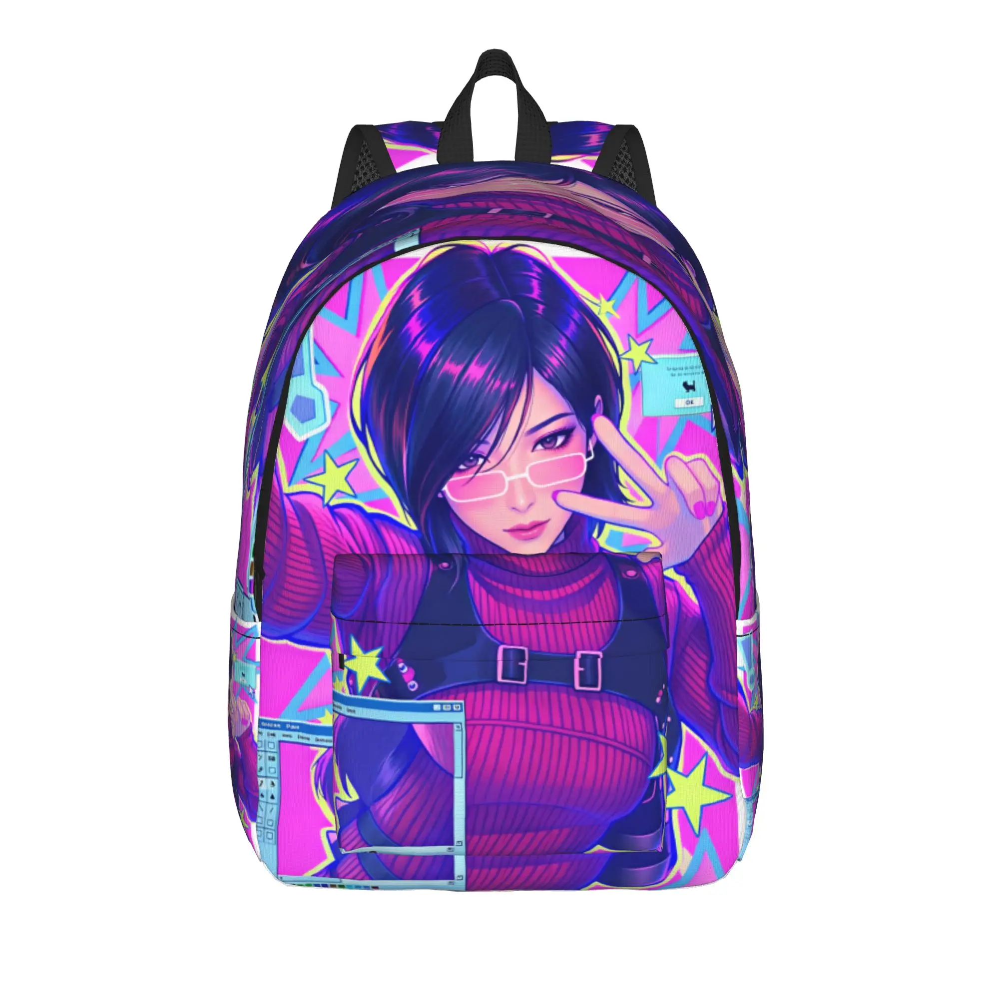 Ada Wong Resident Evil Backpack  Aesthetic Backpacks Men College Lightweight High School Bags High Quality Rucksack