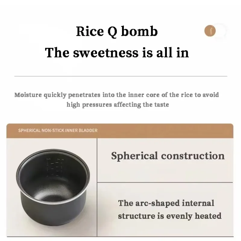 

Mini Small Double Pot Smart Rice Cooker Multi-Function All-in-One Kitchen Appliance for Efficient Cooking