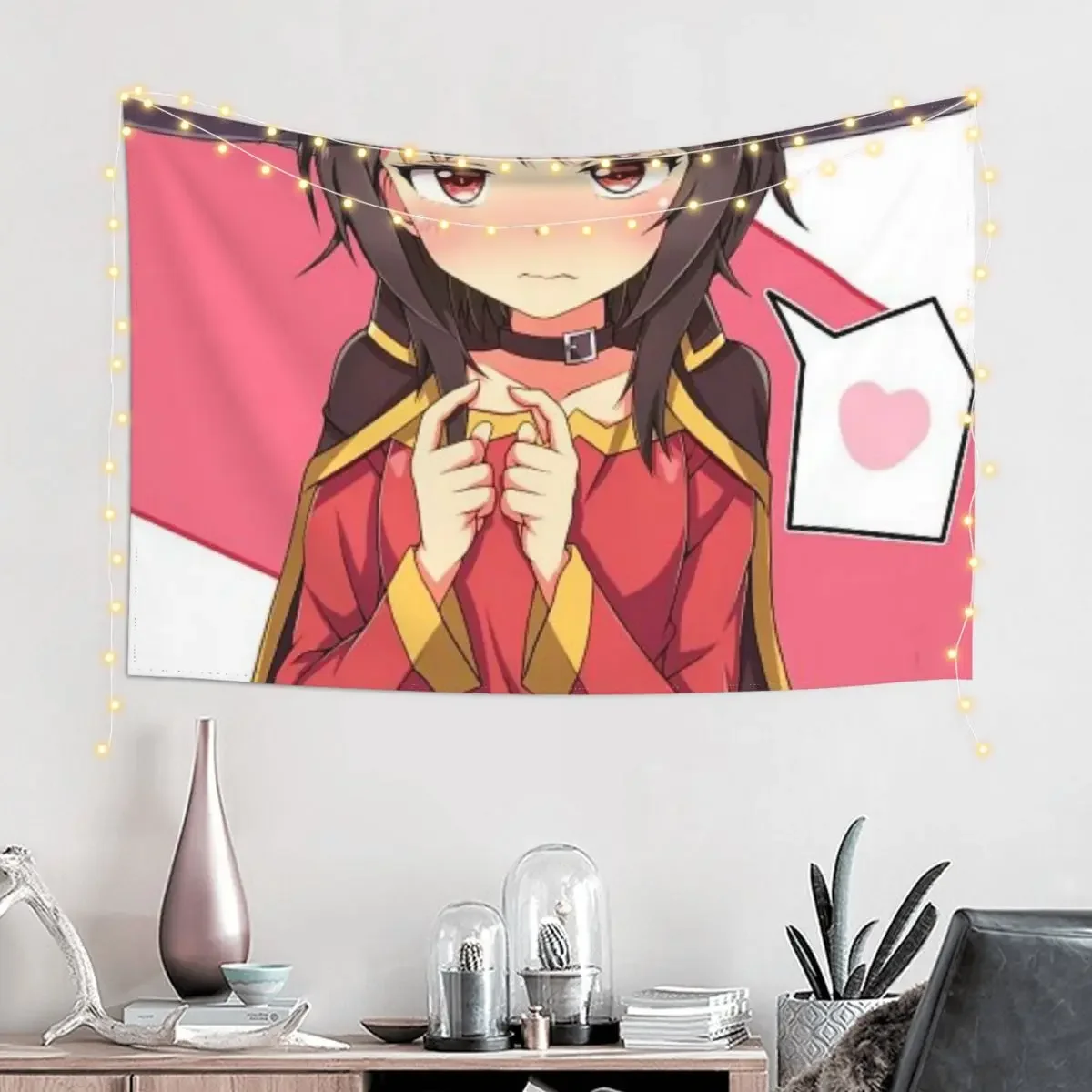 Confessing Megumin Tapestry Room Decor Decoration Room Room Decor Korean Style Tapestry