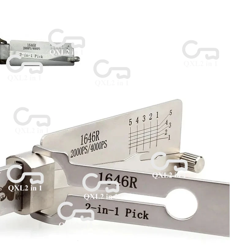 1PCS 2 IN 1 LISHI  Repair Tools 1646R Kit Door for Mailbox USPS Locksmith China Supplier Auto Door Open Car Auto Complete Set