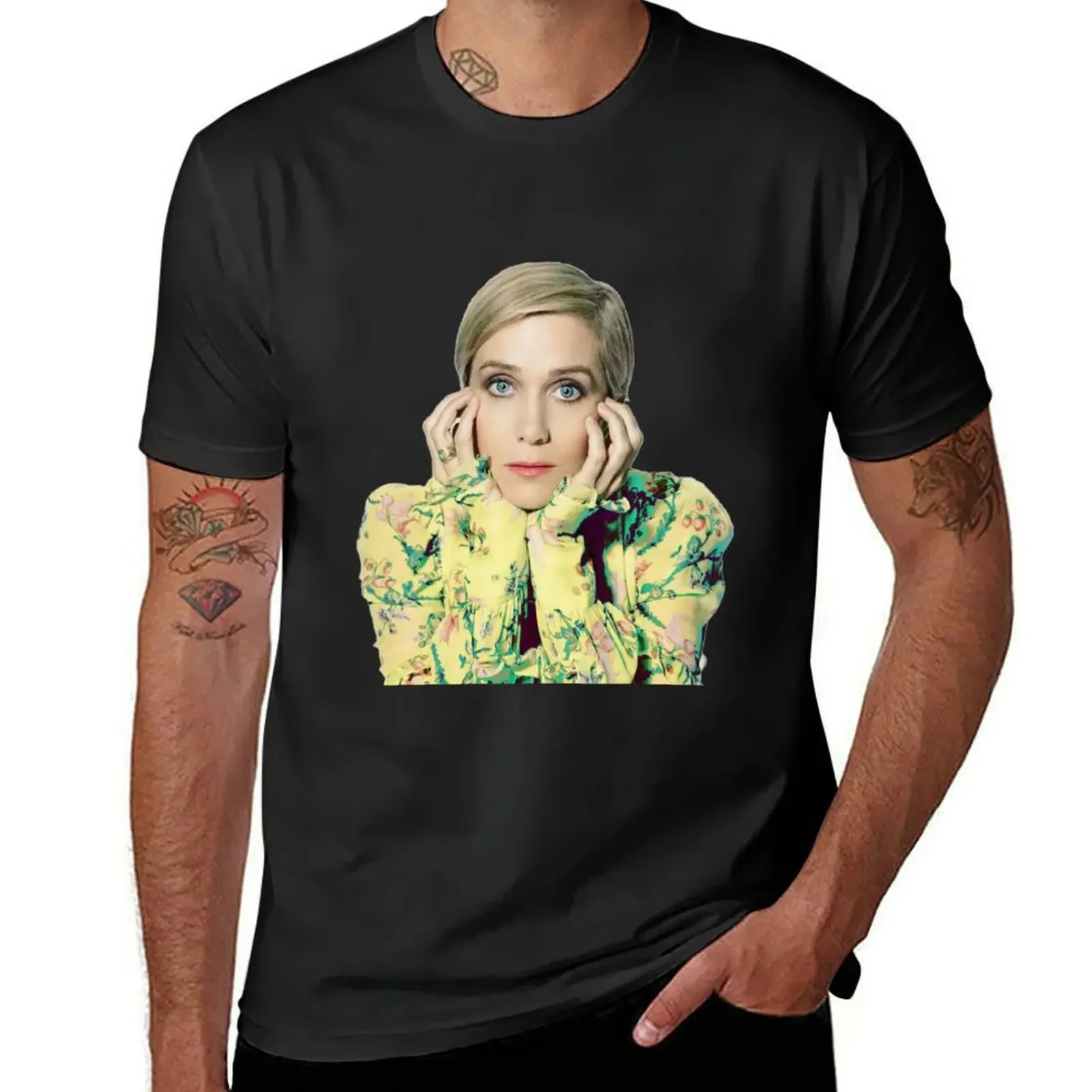 Kristen Wiig - SNL T-Shirt customizeds quick drying aesthetic clothes baggy shirts t shirts for men cotton