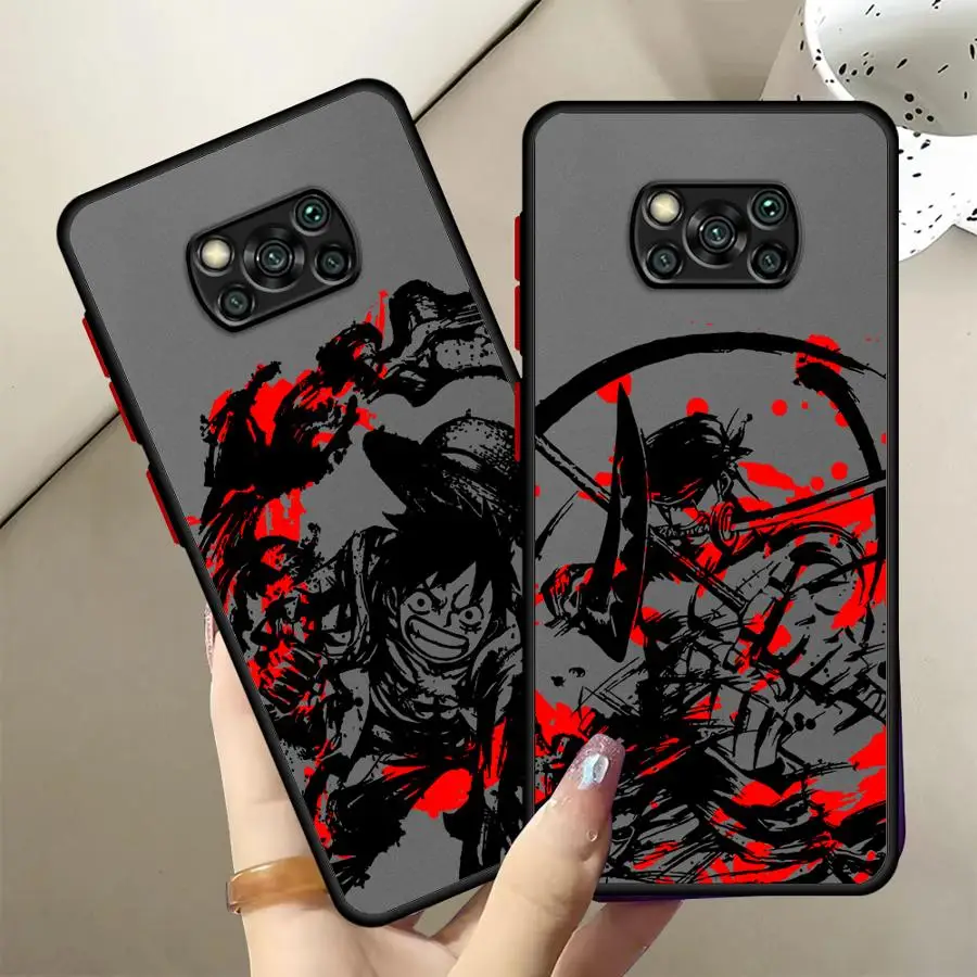 Capa para xiaomi poco c50 f3 x3 nfc c51 m5s c40 x3 x4 x5 pro capa traseira do telefone anime uma peça legal