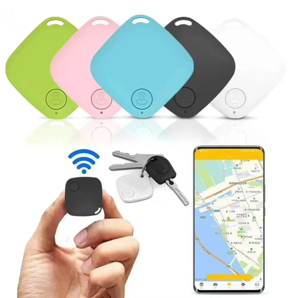 Mobile Bluetooth Finder Anti-Lost Device Round Smart Anti-Lost Device Pet Kids Bag Wallet Tracking Wireless Finder Locator New