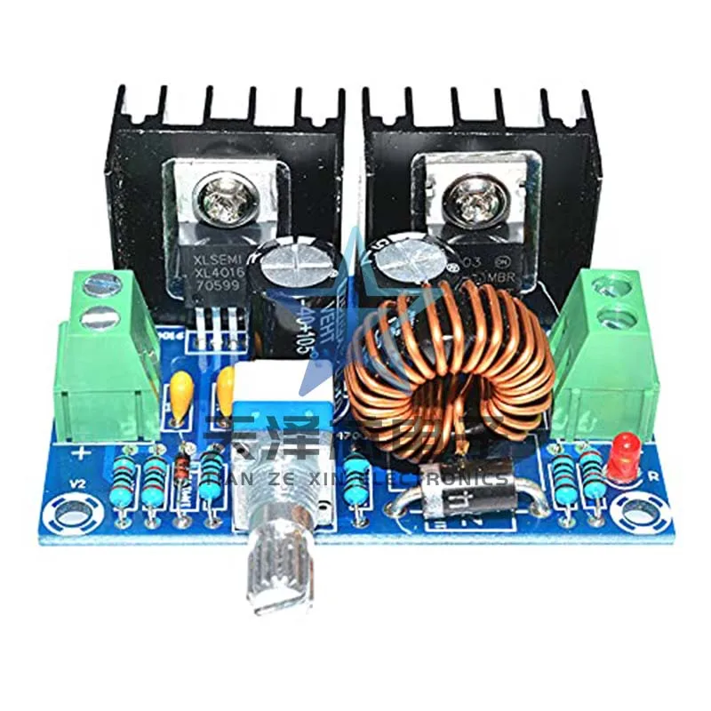 Xh-M401 Dc-Dc Step-Down Module Xl4016E1 High-Power Dc Voltage Regulating Board Maximum 8A with Voltage Stabilization