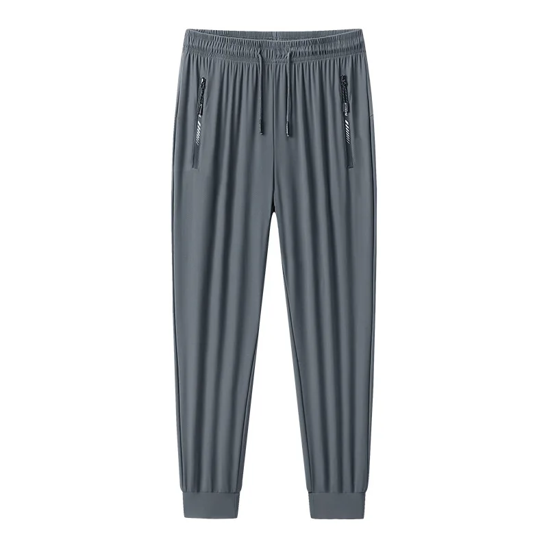 Pantalones de chándal de secado rápido para hombre, pantalón de gimnasio de alta elasticidad, talla grande 7XL, 8XL, 9XL, Verano