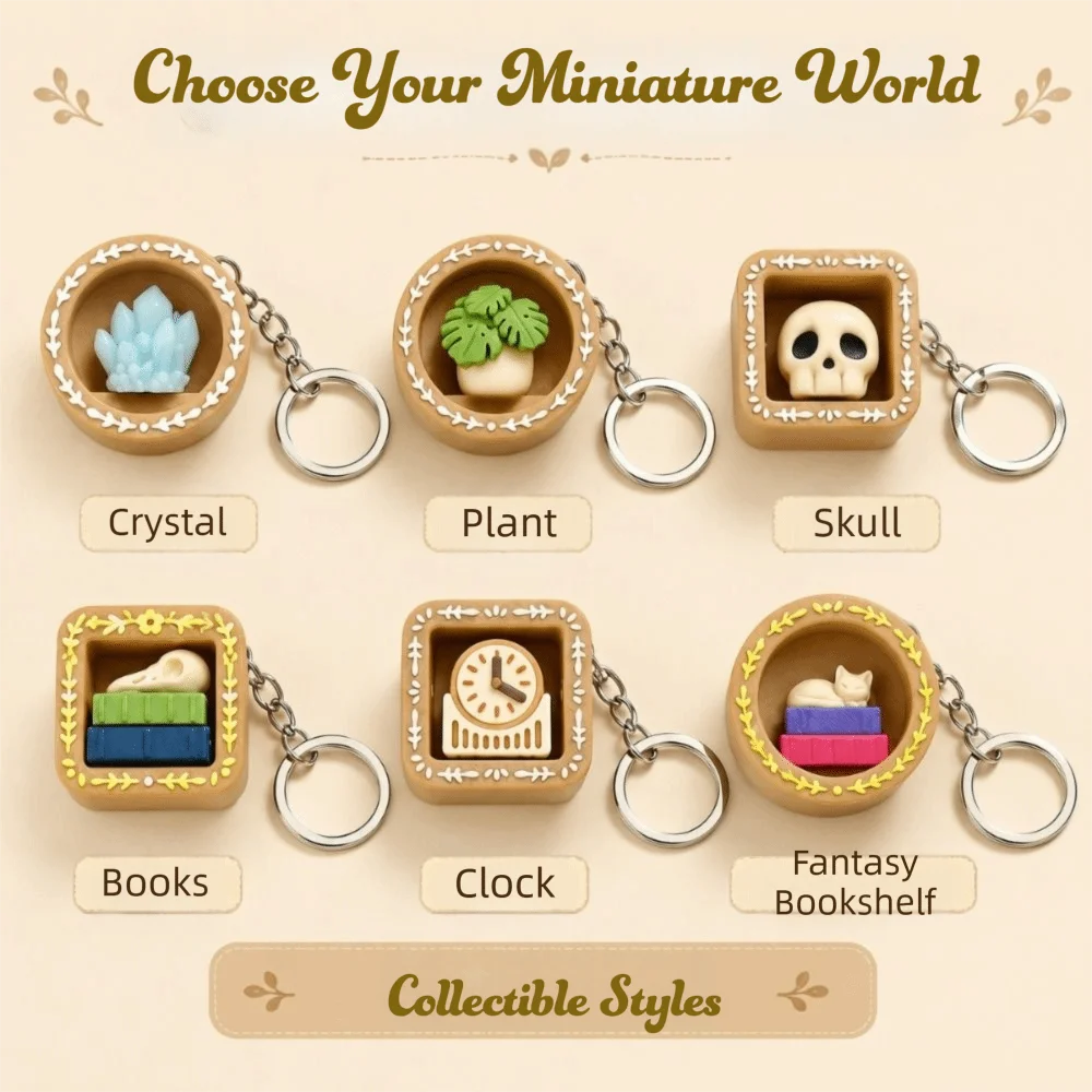 Multifunctional Mini Cartoon Creature Lovely Rounded Outlines Lightweight Material Detachable Keychain Smooth Edges