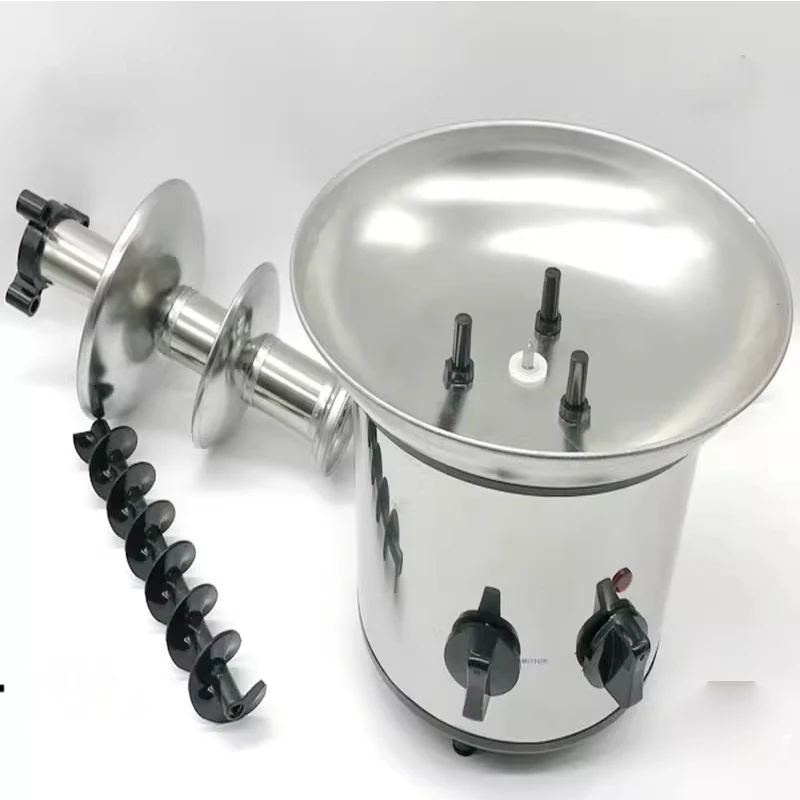 Household Professional Large Chocolate Fountain Machine Automatic Melting Tower Chocolate Waterfall Machine Sweet Melting Pot