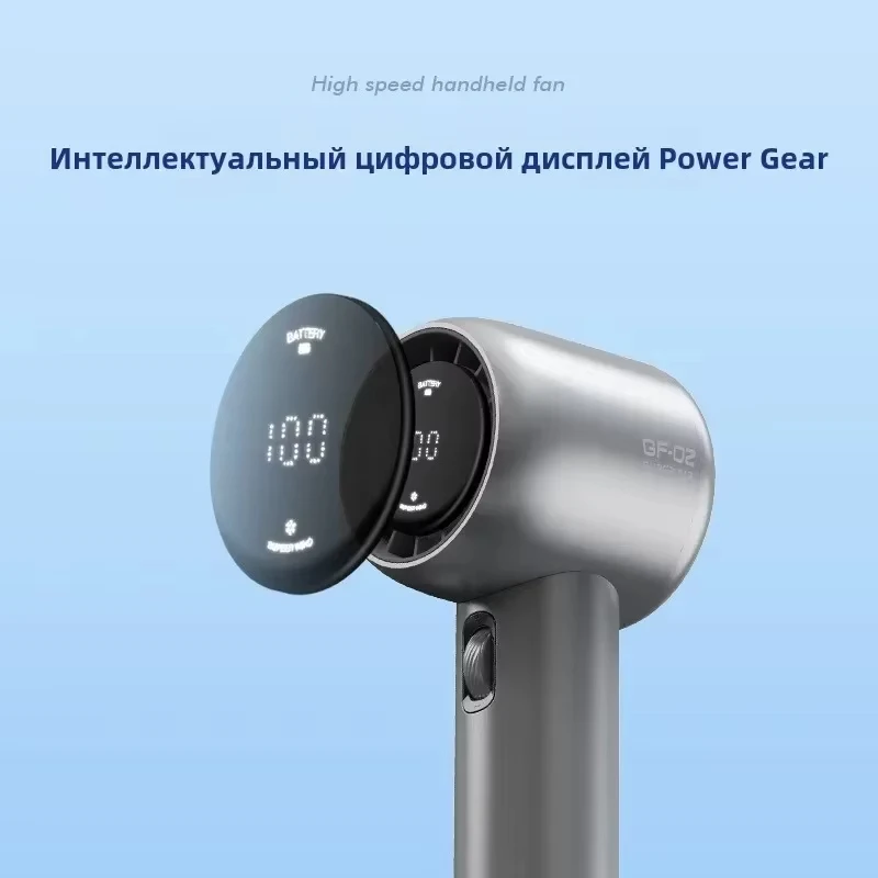 Xiaomi Mijia 200 سرعات الرياح قابلة للتعديل عالية السرعة المحمولة المحمولة Turbofan USB قابلة للشحن مروحة صغيرة عمر البطارية طويل جدا