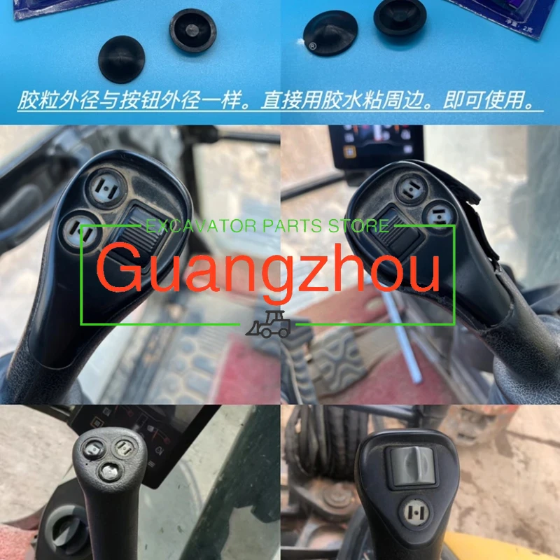 

1 pc Excavator handle button Carterpillarnew GC E320 323 326 330 336 345 349GC