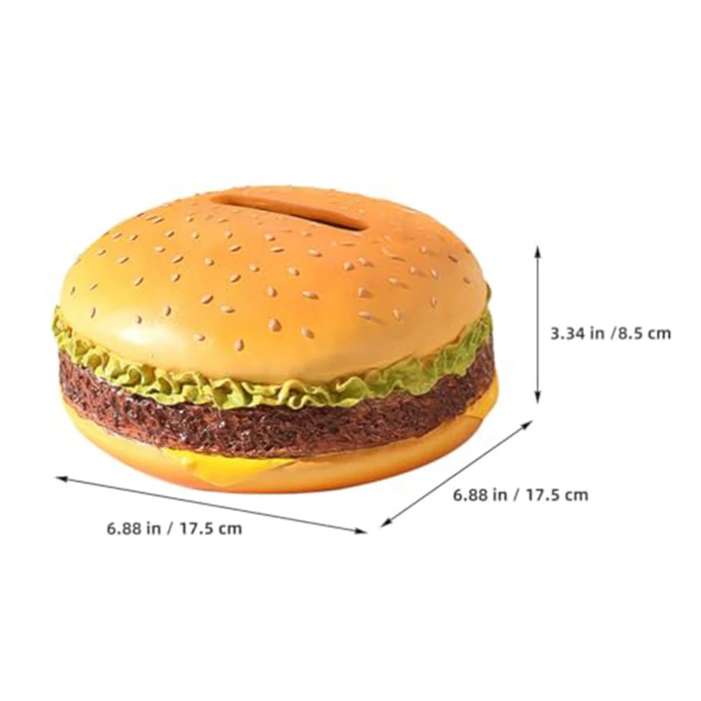 Burger Tissue Box Cover Car Tissue Box Fake Food Tissue Box Car Fake Food Hamburger Paper Storage Box Car Tissue Box