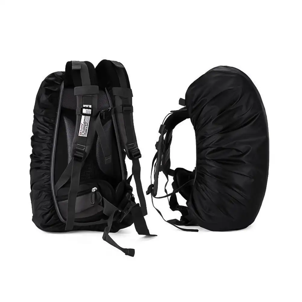 Mochila reflectante impermeable para exteriores, cubierta de lluvia para ciclismo, senderismo, escalada, 15-65L