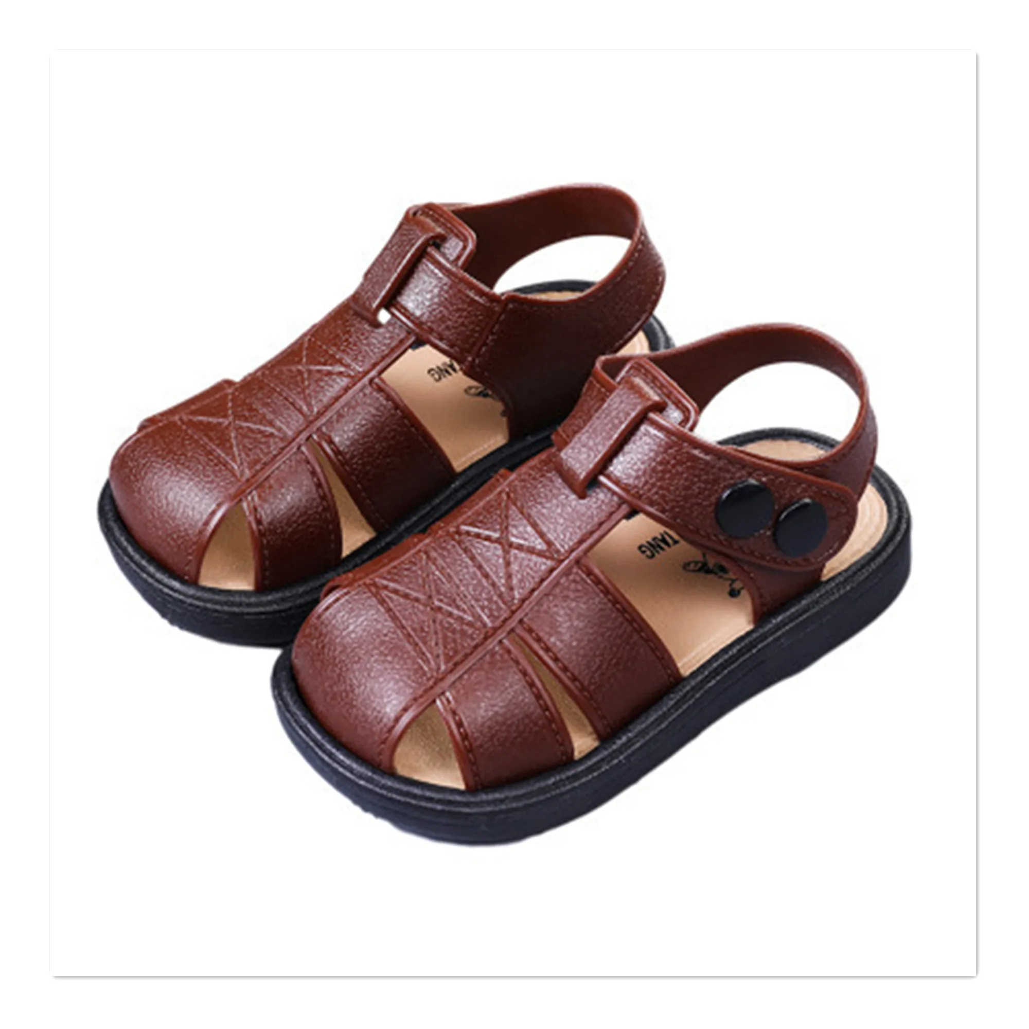 Sandals Summer Boys' Shoes 1-4 Year Old Baby Sandals Children's Non slip Sandals Infant and Toddler Walking Shoes Wholesale of C