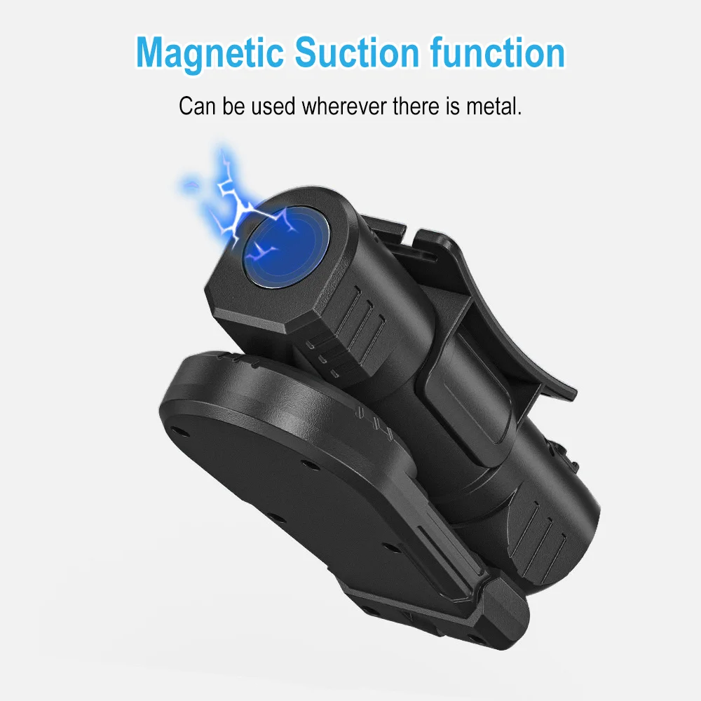 BORUiT ไฟหน้าแบบ LED Ultra Bright มัลติฟังก์ชั่นแบบชาร์จไฟได้พร้อมสปอตไลท์สําหรับซ่อมรถยนต์ใช้ตั้งแคมป์กลางแจ้ง