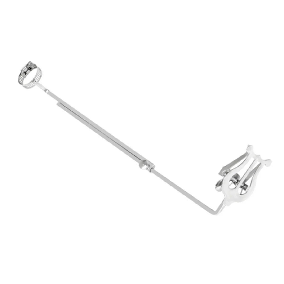 

A71P Portable Flute Music Stand Marching Band Sheet Music Clip Clamp Woodwind Instrument Accessories
