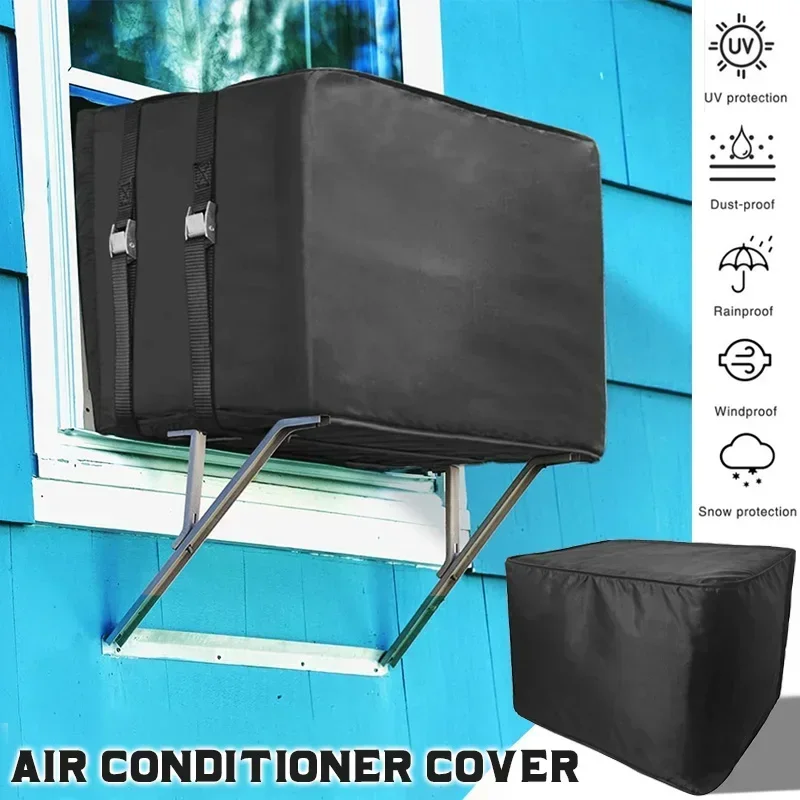 

Outdoor Air Conditioner Cover Waterproof Aluminum Foil Outside Window Air Anti-Dust Sunproof Air Conditioner Main Unit Cover New