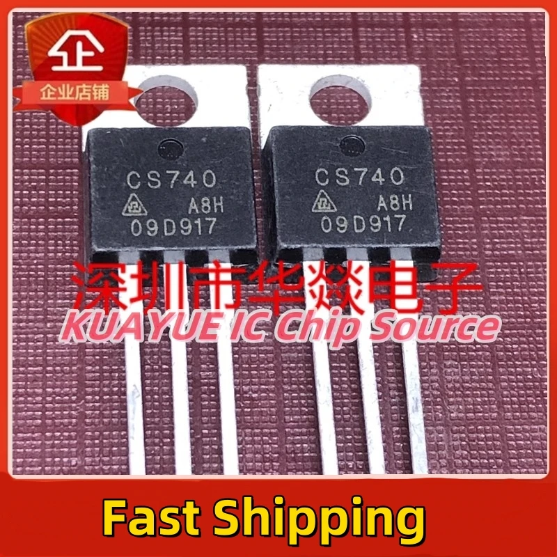 10PCS-30PCS   CS740A8H  IRF740   TO-220  400V 10A  Fast Shipping Quality Guarantee