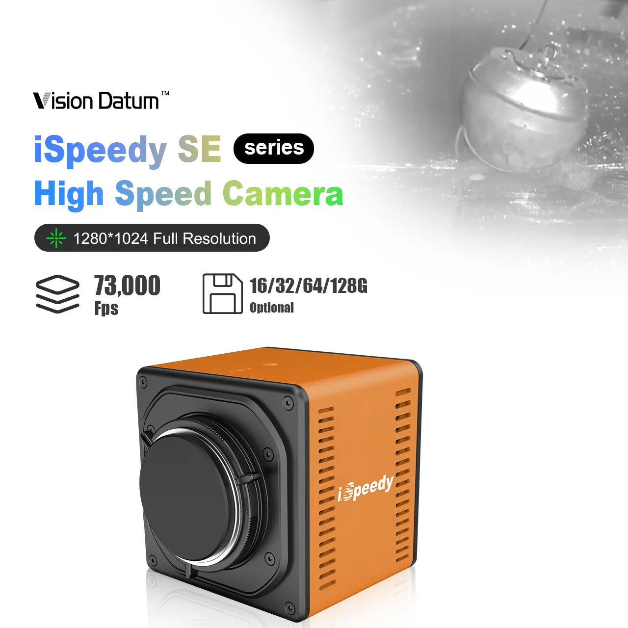 1024P Max 73000fps iSpeedy High-Speed Camera Global Shutter Mono Color High Speed Camera 1000 FPS For Slow Motion Capture