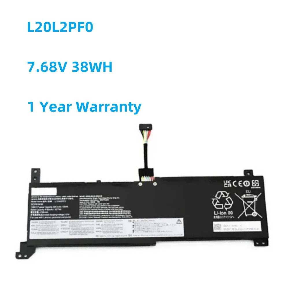 

L20L2PF0 L20C2PF0 L20M2PF0 L20L3PF0 L20C3PF0 L20M3PF0 Battery For Lenovo IdeaPad 3-14ALC6 Gen 6 V14 V15 V17 G2 ITL