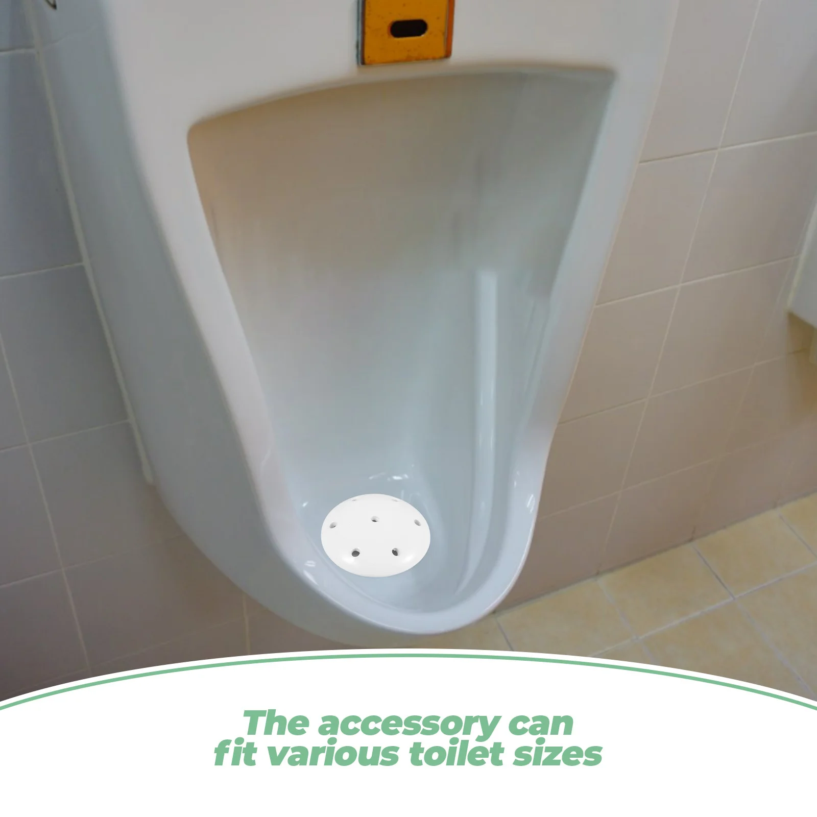 

Urinal Strainer Stopper Ceramic Plug Anti-Splash Design Quick Install No Tools Needed Portable Small Size Ideal for Home Office