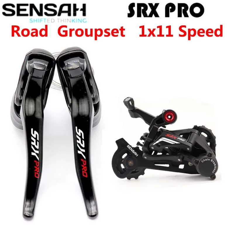 SENSAH SRX PRO 1x11 Speed 11s Road Bike Groupset STI R/L Shifter + Rear Derailleurs Gravel-Bikes Cyclo-Cross