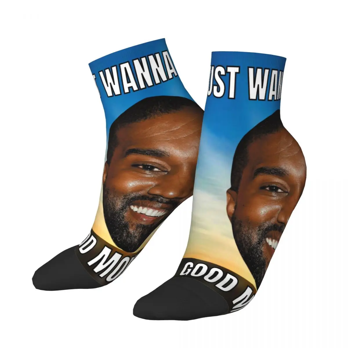 Funny Kanye West Meme Dress Socks Men Women Warm Fashion POP Rapper Crew Socks