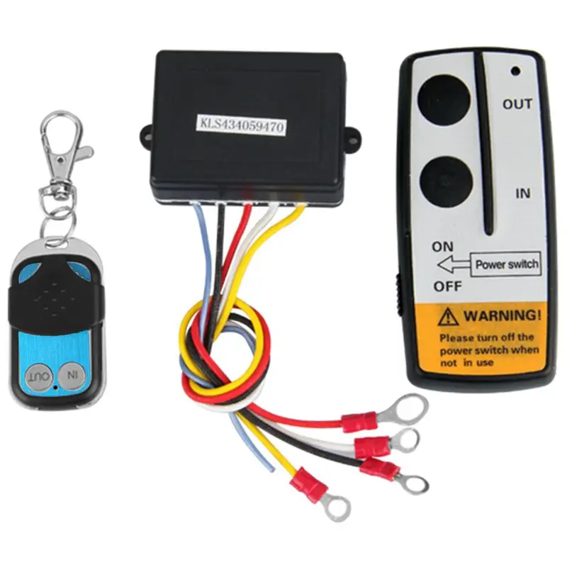 12V 12Volt 50ft Lier Draadloze Afstandsbediening Set Voor Truck Jeep Atv Waarschuwen Ramsey