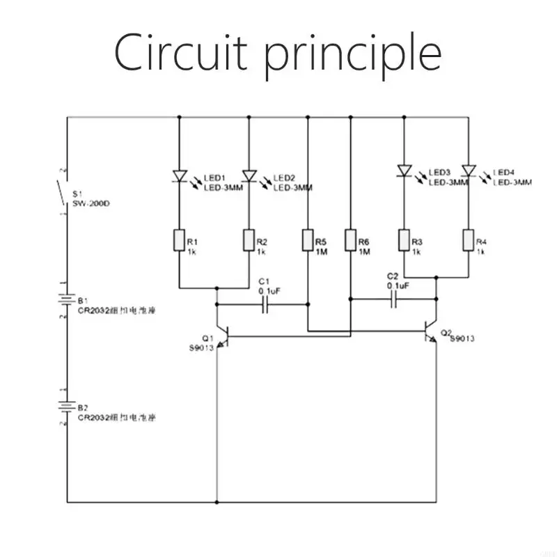 G8DF LED Spin Spin Top Electronic Die