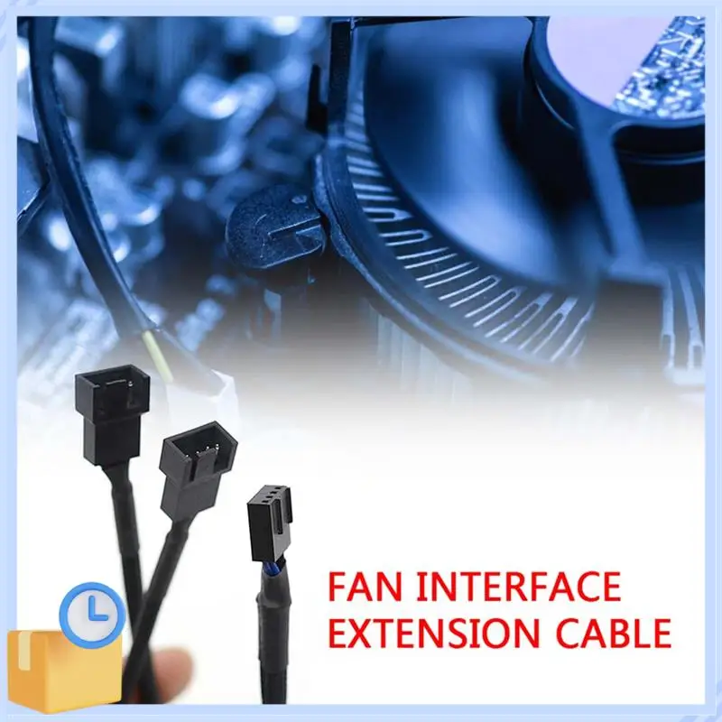 인기 있는 4핀 PWM 팬 스플리터 허브 케이블 Formotherboard 및cpu PC 케이스 팬 확장 어댑터 Y 스플리터 케이블