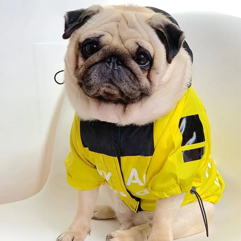 

Frenchbulldog Raincoat Pet Dog Clothes for Small Dogs Clothing Chihuahua Jacket Pug Hoodies Costume Dropshipping PC1364 T200710