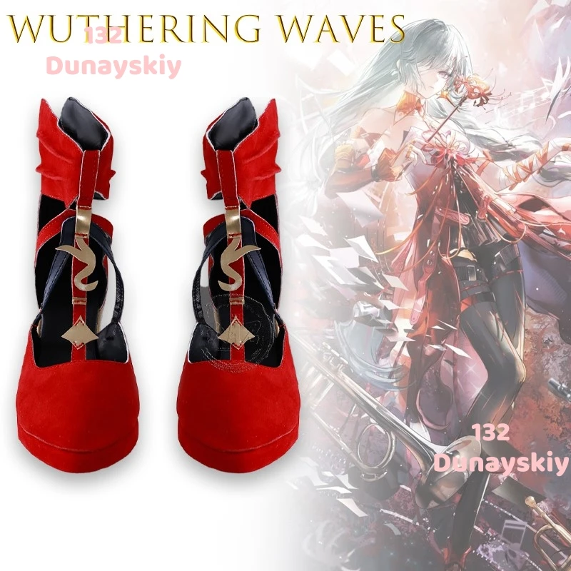 

Wuthering Waves Phrolova Cosplay Shoes Full Set New Style Anime Game Outfit Sexy Authentic Design Halloween Outfit