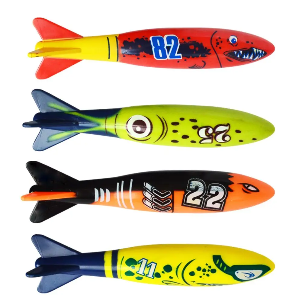 4 szt. Hobby dla dzieci Sporty na świeżym powietrzu Basen Zabawki Podwodne zabawki Pływać Nurkowanie Rakieta Nurkowanie