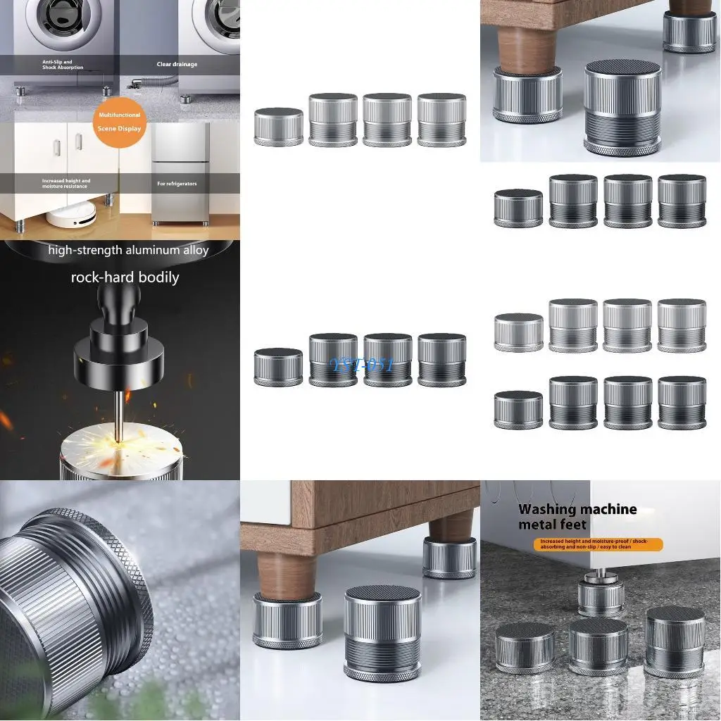 

E15A 4Pcs Sofa Table Heightening Pad Floor Protectors Bed Risers Furniture Legs