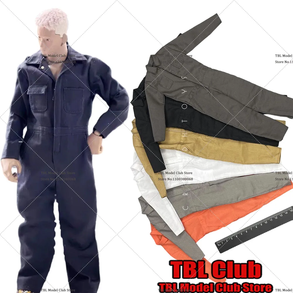 

3ATOYS CROWDHTOYS 1/6 Scale Fashion Trendy Jumpsuit Bodysuit Coveralls Workwear for 12" Action Figure Doll DIY Model - Unisex