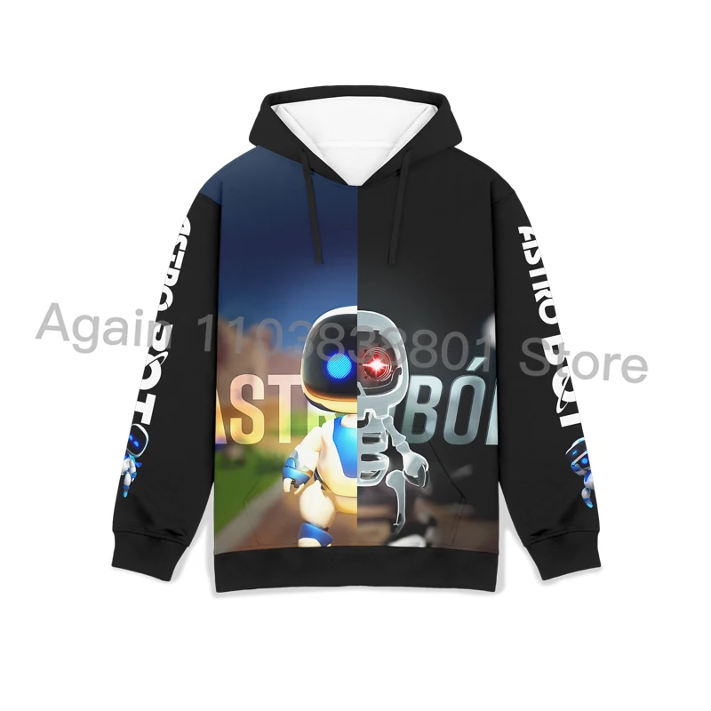 Hot Sale ASTRO BOT Hoodie Sweatshirt Personality Men Women's Hip Hop 3D Clothes Fashion Streetwear Tops Kawaii Kids Pullover