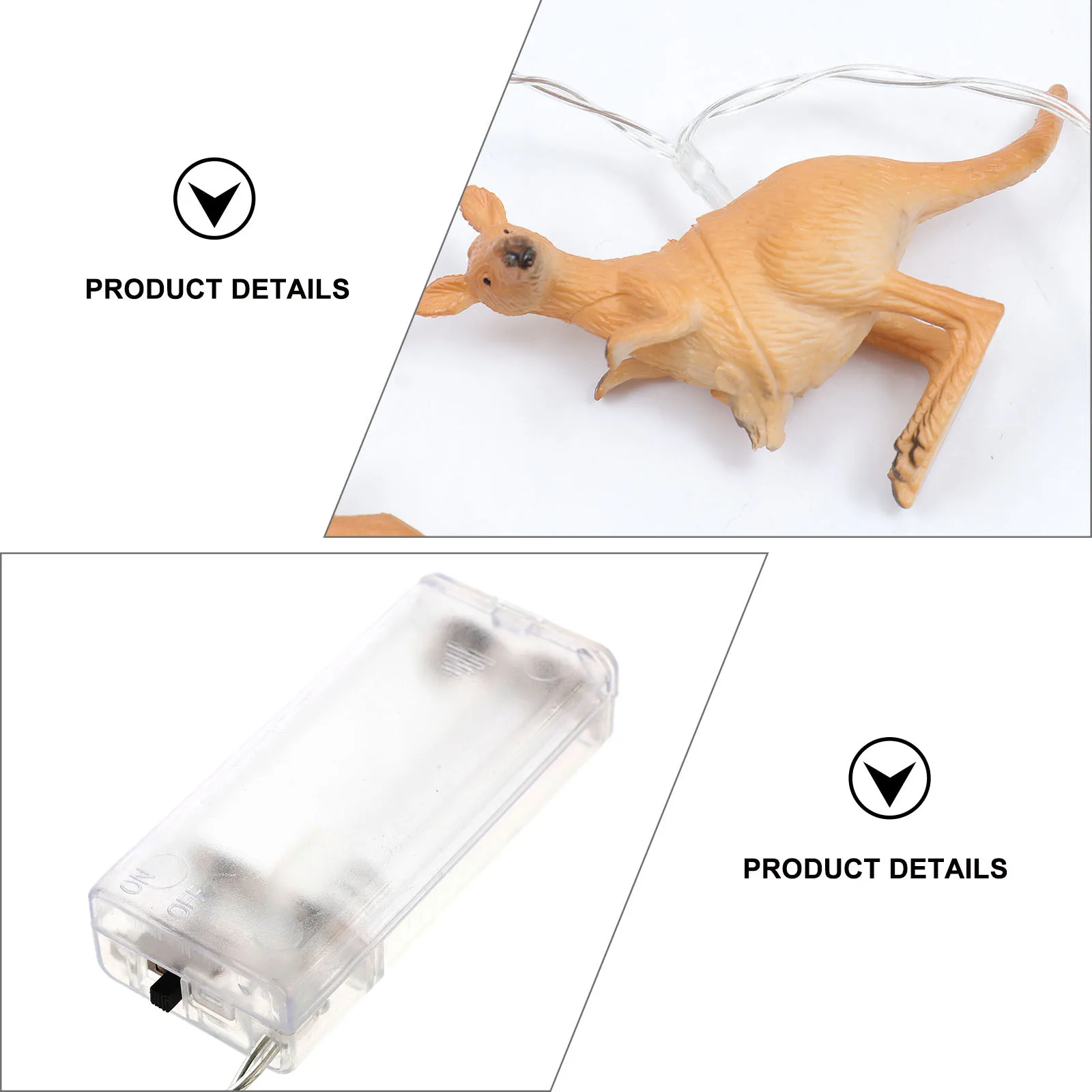 سلسلة أضواء LED على شكل حيوان ديكور منزلي رائع يخلق جوًا أنيقًا للحفلات الاحتفالية، مواد عالية الجودة #6