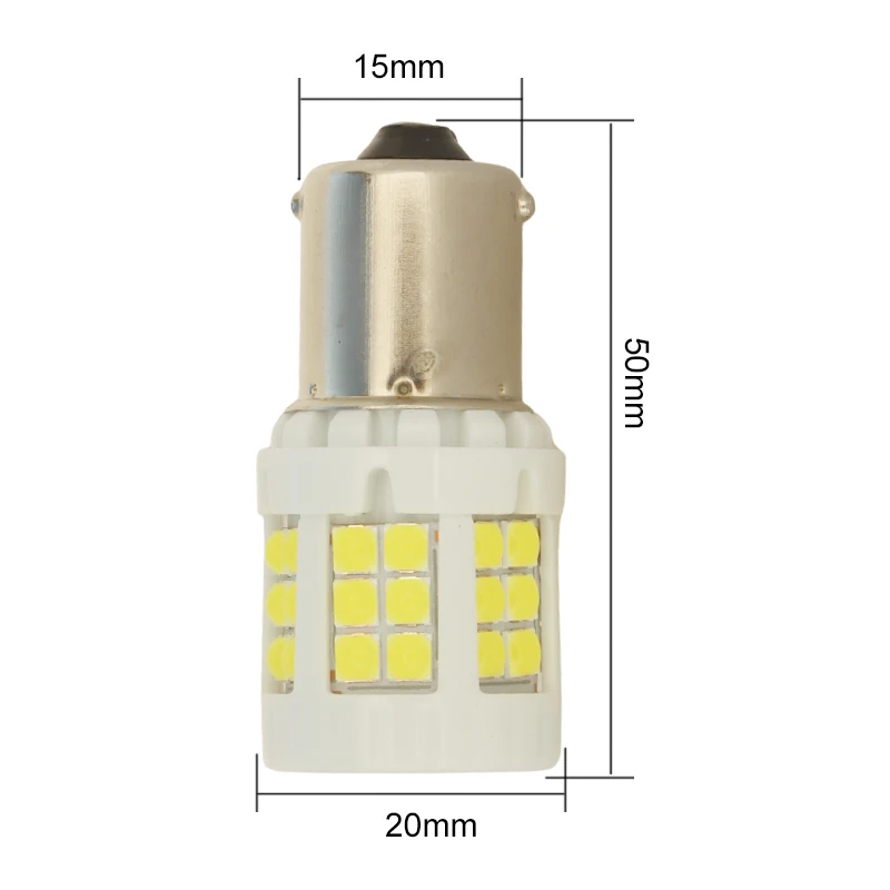 LED Car Interior Light P21/5W P21W 1156 BA15S 1157 BAY15D 12V 24V Super Bright 3535 Coche Auto Parking Bulb Turn Signal Lamp