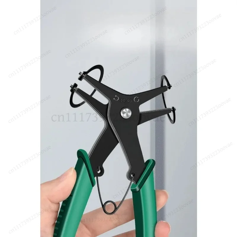 LF-2 in 1 Snap Ring Pliers Internal External Circlip Straight Lock Ring Tool, Replacement Retaining Ring Pliers
