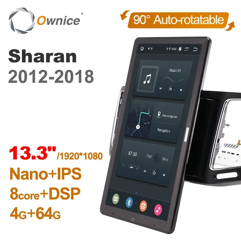 

Автомагнитола Tesla Style PX6 DSP Android 10,0, мультимедийный плеер 1920*1080 IPS GPS, Автоповорот для VW Volkswagen Sharan 2012-2018