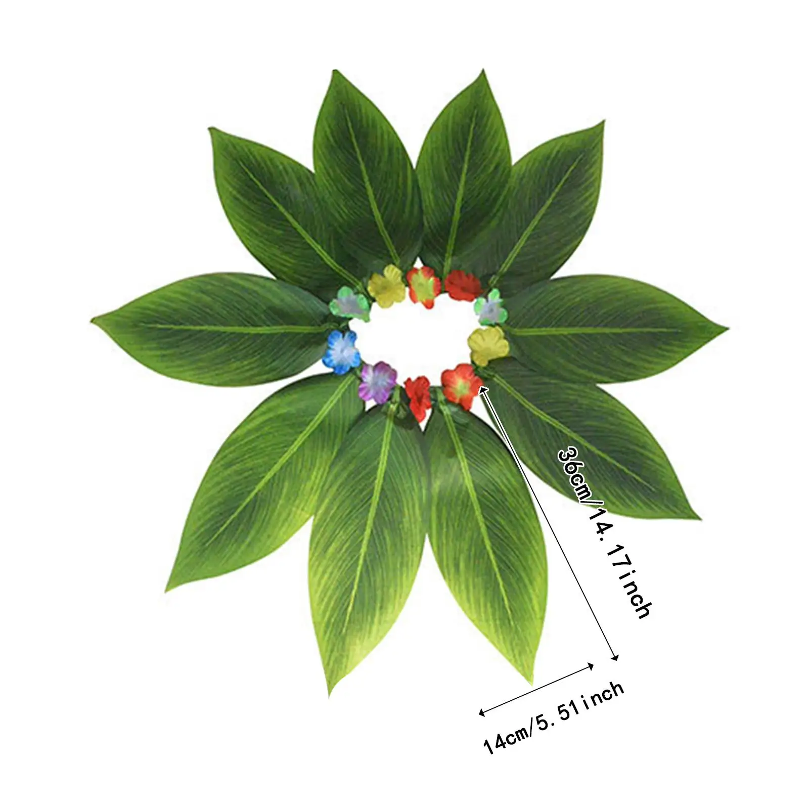 Grass Skirt Hawaiian Leaf Skirt for Celebration Carnival Stage Performance