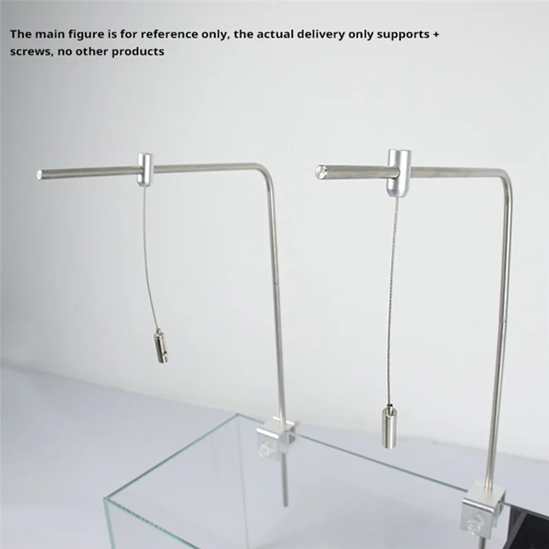 

IALJ-Adjustable Aquarium Mounting Bracket LED Universal Fish Tank Light Stand Light Stand Hanging Kit Aquarium Accessories