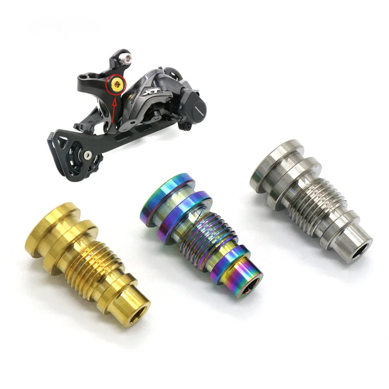 Tornillo de titanio de transmisión trasera de bicicleta de carretera para tornillo de titanio de fijación de cambio trasero shimano R8000