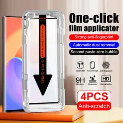 4Pcs Protective Film For Samsung S24 Ultra S23 S22 Plus Dust free cabin Tempered glass For Samsung S24 S23 Plus S21 Ultra